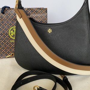 New  Tory Burch Emerson Swingpack Black